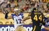 Peter Power / THE CANADIAN PRESS
                                Winnipeg Blue Bombers quarterback Chris Streveler makes a throw while under pressure during the first half	against the Hamilton Tiger Cats in Hamilton, Friday.