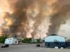 SUPPLIED
                                View from Sherritt Ave of wildfires near Lynn Lake.Wednesday night, May 28, 2025.