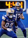 John Woods / THE CANADIAN PRESS FILES
                                Winnipeg Blue Bombers backup quarterback Chris Streveler (right) gets the start against the Ottawa Redblacks returning starting pivot &mdash; and former fellow Zach Collaros understudy &mdash; Dru Brown in the national&rsquo;s capital Saturday.