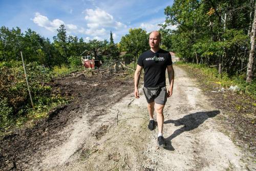 MIKAELA MACKENZIE / FREE PRESS FILES
                                Paul Taylor confirmed to the Free Press on Tuesday that the house and outbuildings on his Charleswood property have been reduced to rubble, which he expects to be cleared any day now.