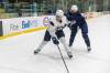 MIKE DEAL / FREE PRESS
                                Winnipeg Jets&rsquo; Ville Heinola (left) battles for the puck against Ashton Sautner at training camp on Thursday. The defenceman firmly believes his best hockey is ahead of him after recovering from injuries.