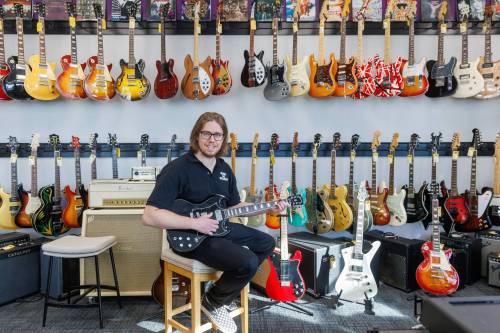MIKE DEAL / FREE PRESS
                                &lsquo;It&rsquo;s super exciting because there&rsquo;s a lot of great gear to be had here,&rsquo; says Keith Dixon, owner of Music Go Round.