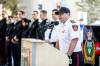 MIKAELA MACKENZIE / FREE PRESS Chief Gene Bowers speaks at the Winnipeg Police Service sacred fire lighting celebration on Monday, Sept. 29, 2025. For Tyler story. Free Press 2025