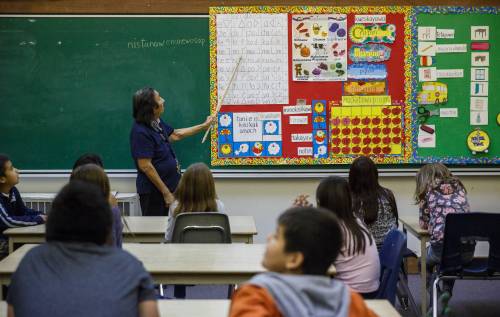 MIKE DEAL / WINNIPEG FREE PRESs files
                                The province is meeting with leaders and academics from post-secondary education programs to sort out its next steps in producing more Indigenous language teachers.