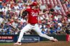 Cincinnati Reds pitcher Andrew Abbott delivers in the third inning of a baseball game against the Chicago Cubs, Sunday, Sept. 21, 2025, in Cincinnati. (AP Photo/Michael Swensen)