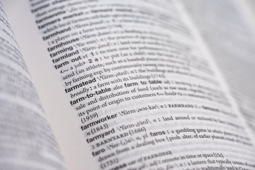 This image released by Merriam-Webster shows a page from the 12th edition of the 