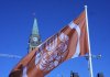 The Survivors flag flies on Parliament Hill ahead of ceremonies to mark National Day for Truth and Reconciliation, Monday, Sept. 30, 2024 in Ottawa. THE CANADIAN PRESS/Adrian Wyld