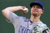 Chicago Cubs pitcher Cade Horton delivers during the second inning of a baseball game against the Pittsburgh Pirates in Pittsburgh, Tuesday, Sept. 16, 2025. (AP Photo/Gene J. Puskar)