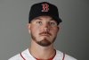 FILE - Austin Maddox of the Boston Red Sox baseball team shown Feb. 19, 2017, in Fort Myers, Fla. (AP Photo/David Goldman, File)