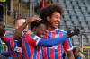CZAREK SOKOLOWSKI / THE ASSOCIATED PRESS
                                Crystal Palace&rsquo;s Eddie Nketiah (centre left) celebrates with teammate Chris Richards after scoring his side&rsquo;s second goal during Conference League play Thursday.