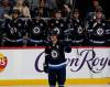 JOHN WOODS / THE CANADIAN PRESS
                                Winnipeg Jets&rsquo; Mark Scheifele acknowledges the crowd&rsquo;s applause after the in-game announcement that he&rsquo;s the franchise point leader in the first period against the Nashville Predators in Winnipeg on Saturday.