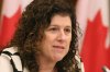 Auditor General of Canada Karen Hogan speaks at a press conference after tabling performance audit reports in Parliament, in Ottawa, on Tuesday, Oct. 21, 2025. THE CANADIAN PRESS/Patrick Doyle