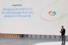 FILE - Alphabet CEO Sundar Pichai speak at a Google I/O event in Mountain View, Calif., Tuesday, May 20, 2025. (AP Photo/Jeff Chiu, File)