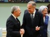 Prime Minister Mark Carney, right, shakes hands with Finance Minister Francois Philippe-Champagne at a ceremony at Rideau Hall in Ottawa on Friday, March 14, 2025. THE CANADIAN PRESS/Sean Kilpatrick
