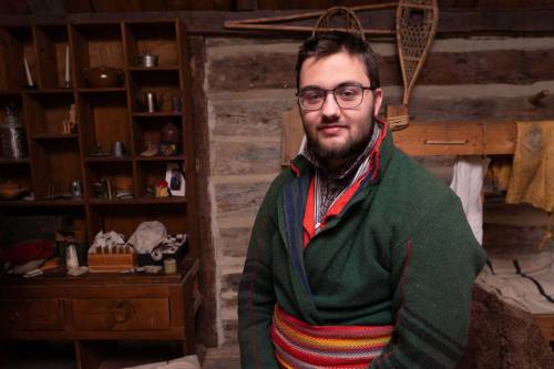 Gracieuseté
                                Beaudry Labossière est un jeune Franco-Métis et étudiant à l&rsquo;Université Saint-Boniface.