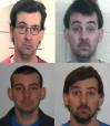 SUPPLIED 
                                Police mugshots of Ryan Gabourie released to media in 2013 and 2014. He later changed his name to Ryan Knight.