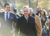 MIKE SUDOMA / FREE PRESS
                                Prime Minister Mark Carney walks along side Manitoba Premier Wab Kinew and MMF president David Chartrand during an unrelated event Sunday morning prior to the Port of Churchill announcement.