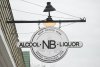 A sign for a New Brunswick liquor store in the town of St. Andrews, N.B., on Tuesday, May 6, 2025. THE CANADIAN PRESS/Graham Hughes