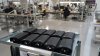 Assembled counter drone devices sit on a try at MyDefence's headquarters in Alborg, Denmark, on Oct. 28, 2025. (AP Photo/James Brooks)