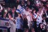 FILE - Israeli fans cheer for Yuval Raphael from Israel after performing during the Semi-Final of the 69th Eurovision Song Contest, in Basel, Switzerland, Thursday, May 15, 2025. (AP Photo/Martin Meissner, File)