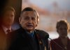 Grand Chief Stewart Phillip speaks1 during a news conference for an announcement of funding to Indigenous led conservation in B.C. at the 2023 B.C. Cabinet and First Nations Leaders’ Gathering in Vancouver, on Friday, Nov. 3, 2023. THE CANADIAN PRESS/Ethan Cairns