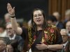 Indigenous Services Minister Mandy Gull-Masty rises during Question Period on Parliament Hill in Ottawa, Wednesday, Nov. 5, 2025. THE CANADIAN PRESS/Adrian Wyld
