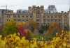 The Connaught Building which houses the Canadian Revenue Agency, is pictured as a walker makes their way through Major's Hill Park in Ottawa on Monday, Nov. 3, 2025. THE CANADIAN PRESS/Sean Kilpatrick