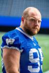 NIC ADAM / FREE PRESS files
                                Jake Thomas played 223 games for the Blue and Gold.