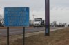 A sign on a road off of U.S. Highway 75 welcomes motorists to the Prairie Band Potawatomi reservation, outside Mayetta, Kan., Thursday, Dec. 11, 2025. (AP Photo/John Hanna)