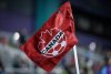 The Canada Soccer Association logo is seen on a corner flag as Canada plays Argentina during an international friendly soccer match, in Langford, B.C., on Tuesday, April 8, 2025. THE CANADIAN PRESS/Darryl Dyck