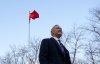 Prime Minister Mark Carney walks past a Chinese flag as he leaves after holding a press conference in Ritan Park in Beijing, China on Friday, Jan. 16, 2026. THE CANADIAN PRESS/Sean Kilpatrick