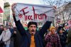 Protesters participate in a demonstration in Berlin in support of the nationwide mass protests in Iran against the government on Saturday, Jan. 10, 2026. (AP Photo/Ebrahim Noroozi)