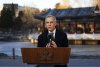 Prime Minister Mark Carney holds a press conference in Ritan Park in Beijing, China, on Friday, Jan. 16, 2026. THE CANADIAN PRESS/Sean Kilpatrick