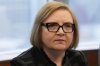 Unifor president Lana Payne attends a Canada-U.S. relations meeting at the Ontario Investment and Trade Centre in Toronto on Friday, Jan. 31, 2025. THE CANADIAN PRESS/Chris Young