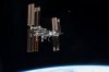 FILE - The International Space Station is seen from the space shuttle Atlantis on July 19, 2011, after it left the orbiting complex. (NASA via AP, File)