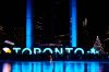Olympian and three-time figure skating Canadian champion Madeline Schizas performs on the opening night of the annual Cavalcade of Lights at Nathan Phillips Square, in Toronto, on Saturday, Nov. 29, 2025. THE CANADIAN PRESS/Sammy Kogan