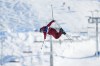 Canada's Megan Oldham competes during women's freestyle skiing slopestyle qualifications at the 2026 Winter Olympics, in Livigno, Italy, Saturday, Feb. 7, 2026. (AP Photo/Gregory Bull)