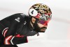 Steven Dubois of Canada skates during the 1000m repechage semifinal race at the ISU Short Track World Tour speedskating event in Montreal, Sunday, Oct. 12. 2025. THE CANADIAN PRESS/Graham Hughes