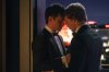 Actors Hudson Williams, left, and Connor Storrie are shown in a scene from Crave's 