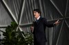 Former prime minister Justin Trudeau delivers a speech during the World Economic Forum in Davos, Switzerland on Tuesday, Jan. 20, 2026. THE CANADIAN PRESS/Sean Kilpatrick