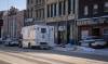 JESSICA LEE / FREE PRESS FILES
                                Winnipeg Police forensic unit pictured at the Manwin Hotel in 2023 investigating the killing of Carl George Wescoupe.