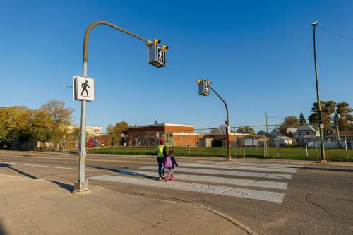 MIKE DEAL / FREE PRESs fileS
                                Make school zones safer by adding options for getting children to school.