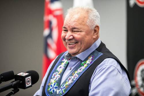 FREE PRESS FILES
                                Manitoba Métis Federation President David Chartrand