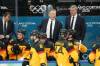 Gladys Chai von der Laage Photo
                                Winnipeg&rsquo;s Harold Kreis (centre) has been the bench boss for Team Germany for the past three years.