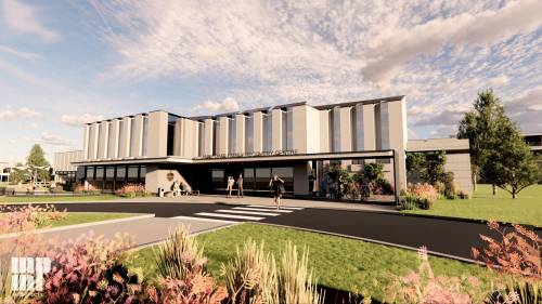 IRP ARCHITECTS 
                                A rendering of the proposed Anne Oake Family Recovery Centre.