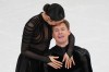 Madison Chock and Evan Bates of the United States compete during the figure skating ice dance team event at the 2026 Winter Olympics, in Milan, Italy, Saturday, Feb. 7, 2026. (AP Photo/Stephanie Scarbrough)