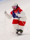 Canada's Mikael Kingsbury from Deux-Montagnes, Que., competes in the men's moguls qualification at the Milano Cortina 2026 Winter Olympic Games in Livigno, Italy on Tuesday, Feb. 10, 2026. THE CANADIAN PRESS/Sean Kilpatrick