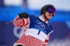 Norway's Birk Ruud celebrates his run during the men's freestyle skiing slopestyle finals at the 2026 Winter Olympics, in Livigno, Italy, Tuesday, Feb. 10, 2026. (AP Photo/Abbie Parr)