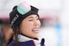 United States' Chloe Kim looks on after the women's snowboarding halfpipe qualifications at the 2026 Winter Olympics, in Livigno, Italy, Wednesday, Feb. 11, 2026. (AP Photo/Lindsey Wasson)