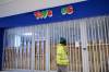 Shoppers pass a permanently closed Toys 'R' Us store in Toronto, on Wednesday, Feb. 4, 2026. THE CANADIAN PRESS/Sammy Kogan